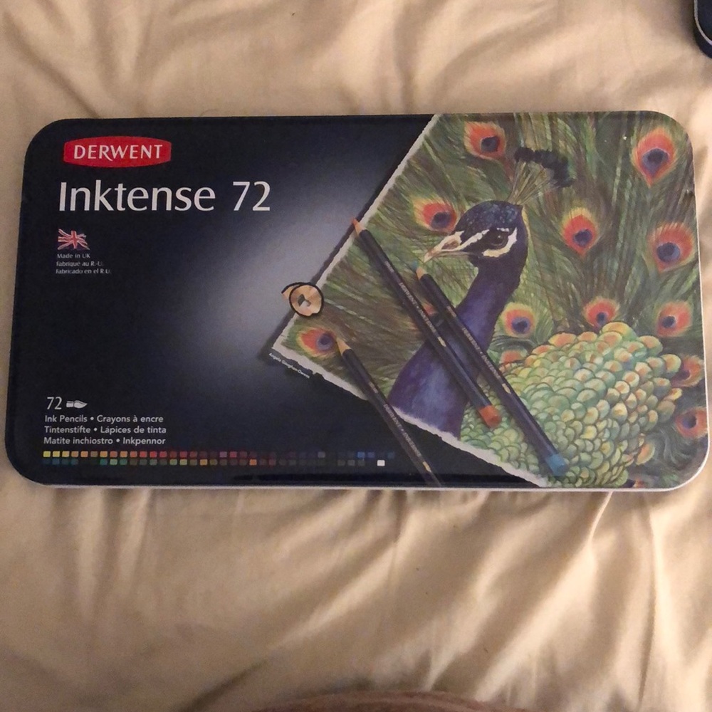 Derwent inktense color pencils